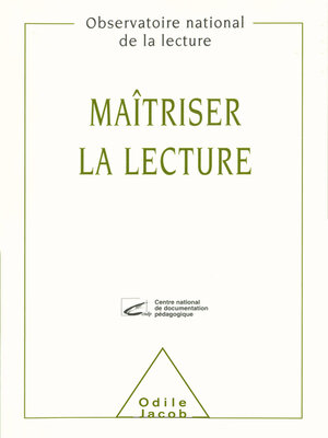 cover image of Maîtriser la lecture